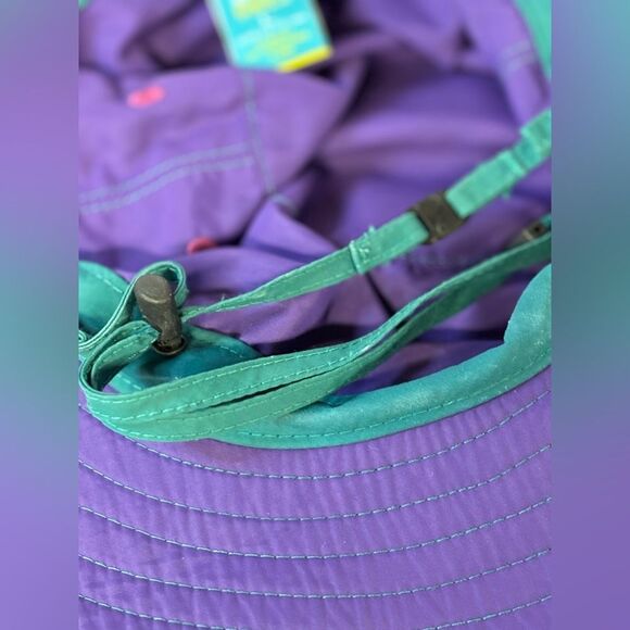 Kids Sunday Afternoons Sun Protection Pink Floral Bucket Hat Size L (ages 5-12) - Picture 5 of 6